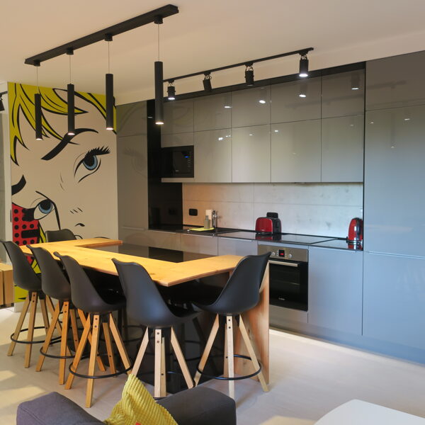 Mieszkanie w Stylu Pop-Art na Chmielnej, Gdańsk